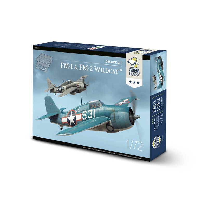 Arma Hobby 70050 1/72 FM-1 & FM-2 Wildcat Deluxe Set