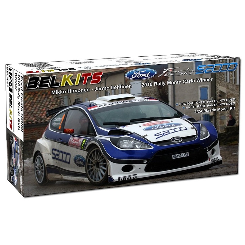 BelKits 002 1/24 Ford Fiesta S2000 2010 Rally Monte Carlo Winner
