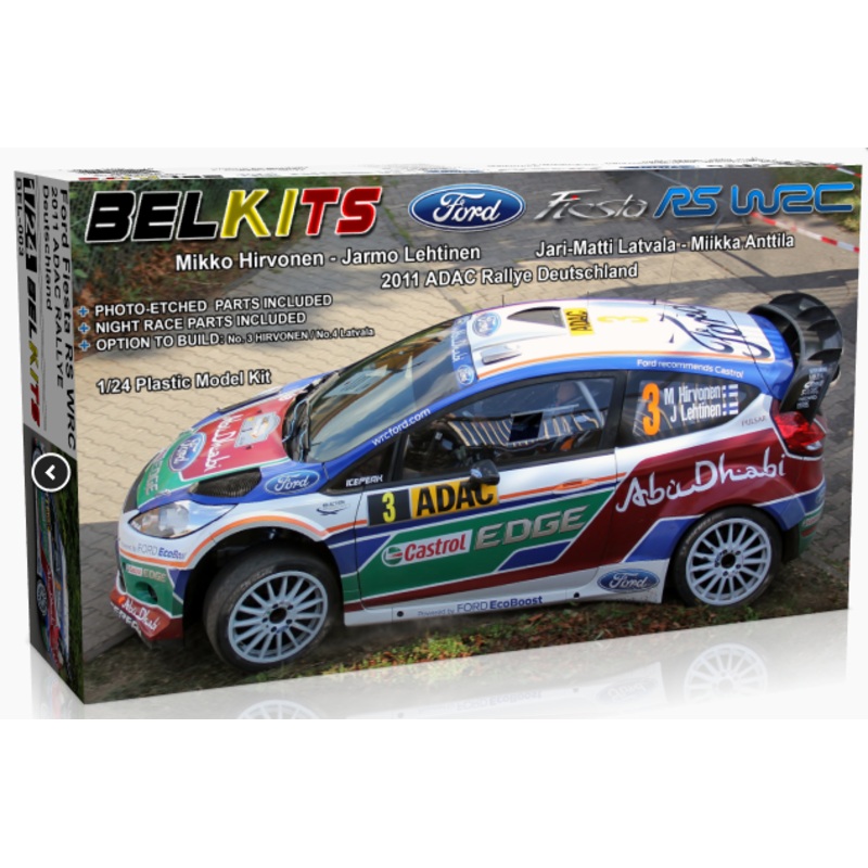 BelKits 003 1/24 Ford Fiesta RS WRC 2011 ADAC Rallye Deutschland 2011