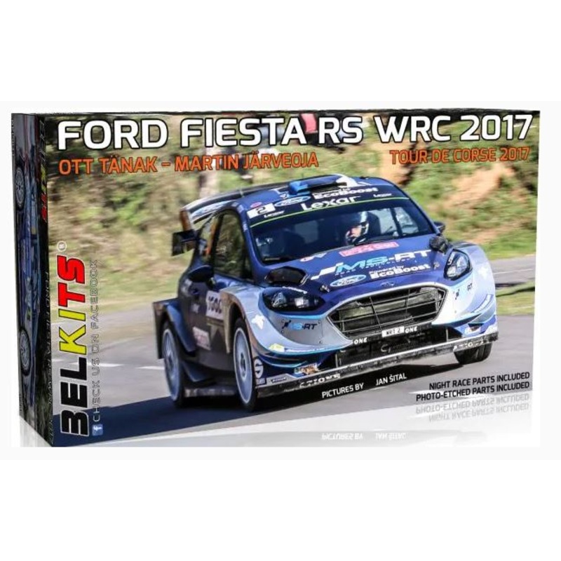 BelKits 013 1/24 Ford Fiesta RS WRC 2017 Tour de Corse 2017