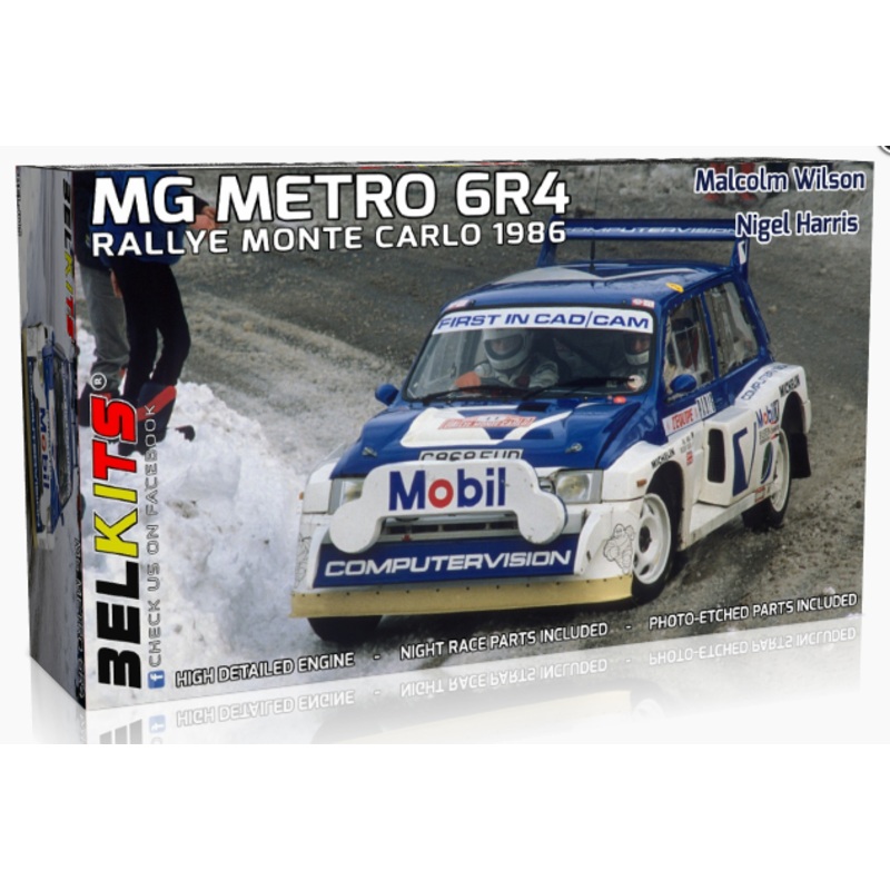 BelKits 015 1/24 MG Metro 6R4 Rallye Monte Carlo 1986