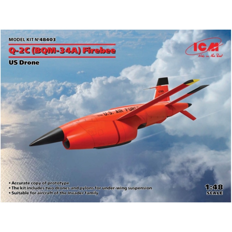 ICM 48403 1/48 Q-2C (BQM-34A) Firebee, US Drone