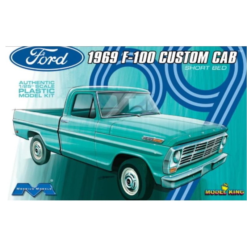 Moebius models (MODEL KING) 1227 1/25 1969 Ford F-100 custom cab