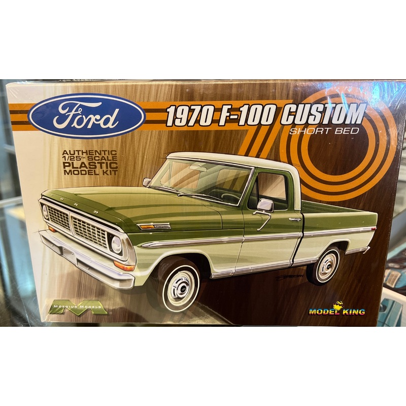 Moebius models (MODEL KING)  1228 1/25 1970 Ford F-100 custom cab short bed