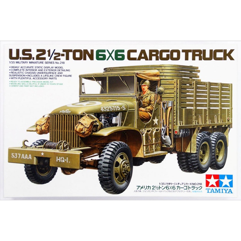 Tamiya 35218 1/35 U.S. 6x6 2,5ton Cargo Truck