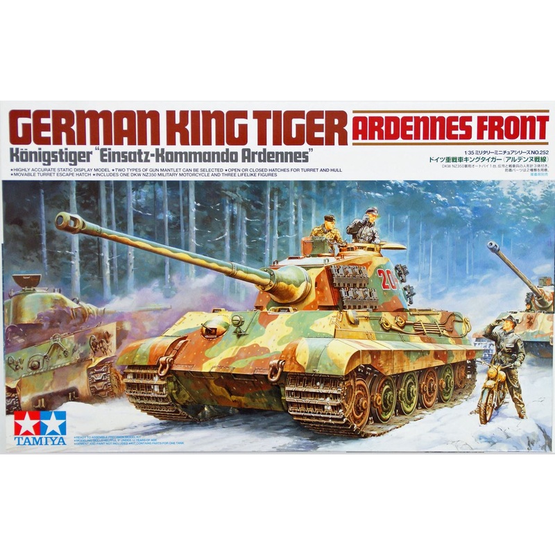 Tamiya 35252 1/35 German King Tiger  - Ardennes Front