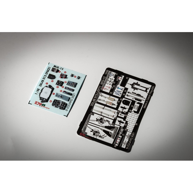 Eduard 3DL48013 1/48 Mikoyan MiG-15 Space-3D Decals + Etched Parts