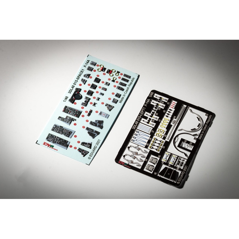 Eduard 3DL48015 1/48 F-14A Tomcat Space-3D Decals + Etched Parts