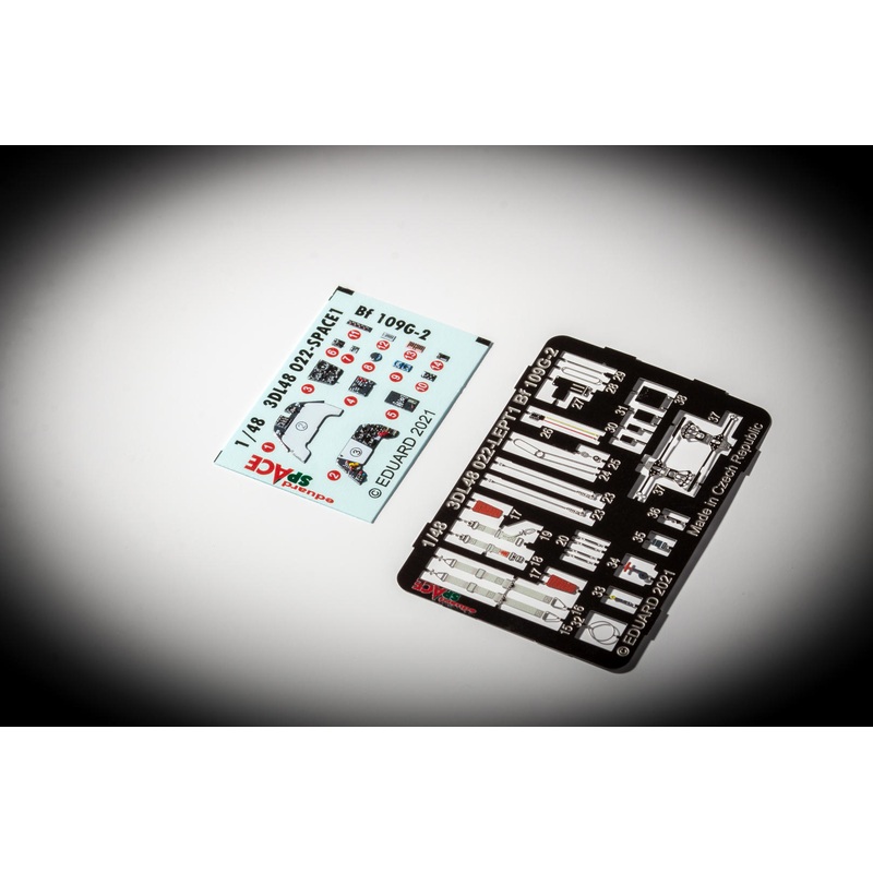 Eduard 3DL48022 1/48 Bf-109G-2 Space-3D Decals + Etched Parts