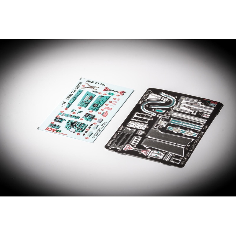 Eduard 3DL48026 1/48 MiG-21 Bis Space-3D Decals + Etched Parts