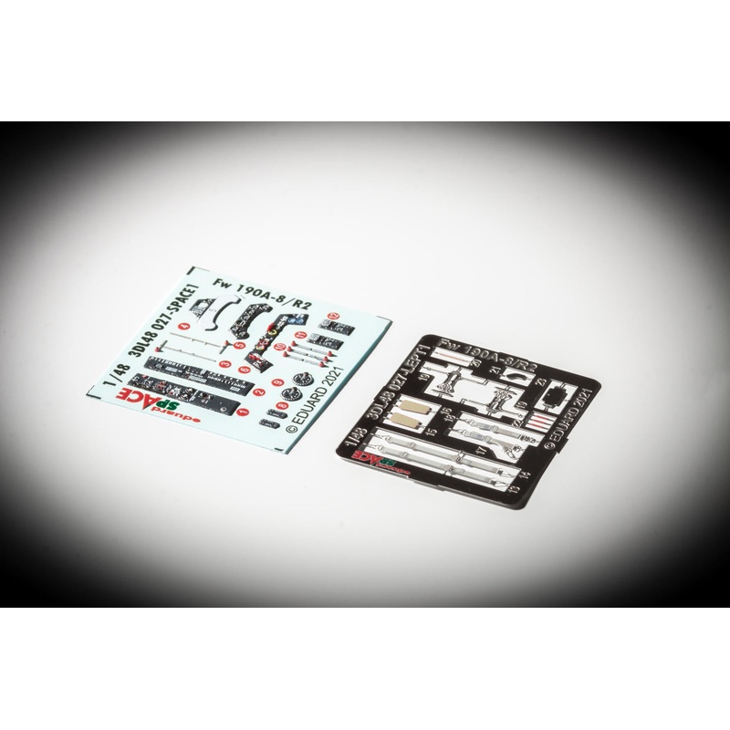 Eduard 3DL48027 1/48 Focke-Wulf FW-190A-8/R2 Space-3D Decals + Etched Parts