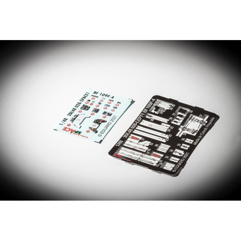 Eduard 3DL48028 1/48 Bf109-F-4 Space-3D Decals + Etched Parts