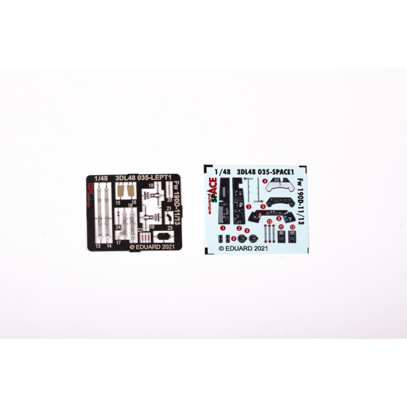Eduard 3DL48035 1/48 Focke-Wulf Fw-190D-11/13 Space-3D Decals + Etched Parts