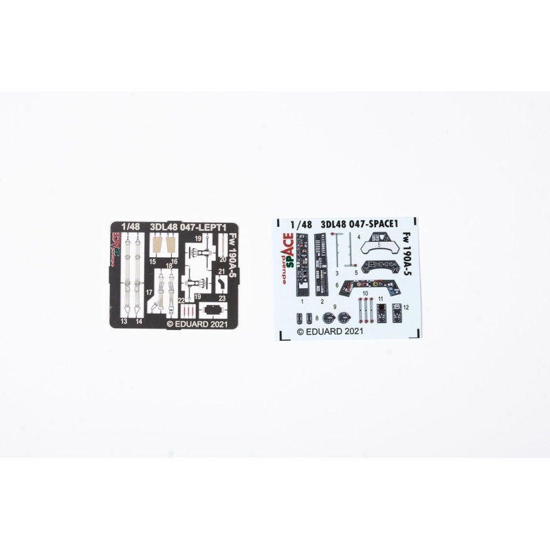 Eduard 3DL48047 1/48 Focke-Wulf Fw-190A-5 Space-3D Decals + Etched Parts