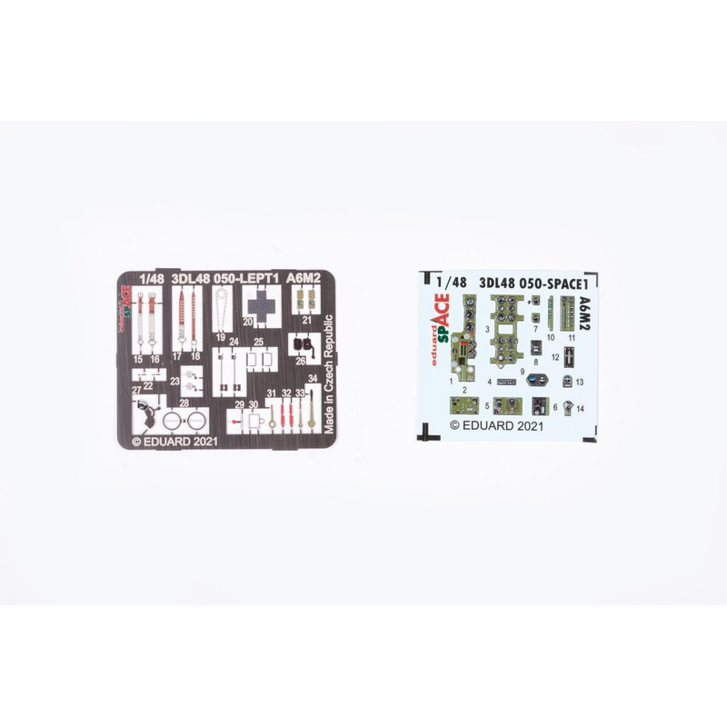 Eduard 3DL48050 1/48 Mitsubishi A6M2 Zero Space-3D Decals + Etched Parts
