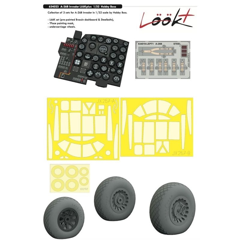 Eduard 634023 1/32 A-26B Invader LK (Hobby Boss)