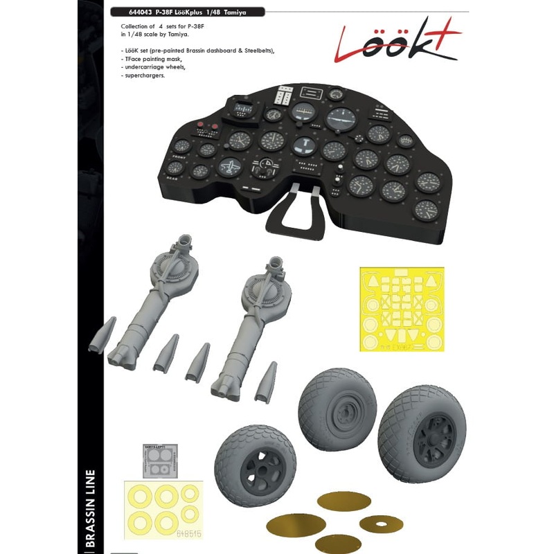 Eduard 644043 1/48 P-38F LKplus