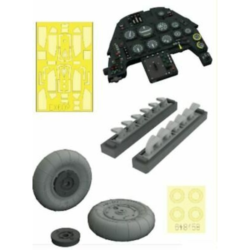 Eduard 644046 1/48 Bf 109G-10 w/ late wheels Lkplus