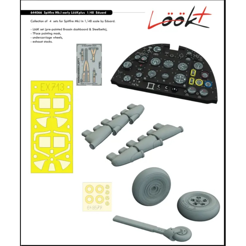 Eduard 644066 1/48 Spitfire Mk. I early LKplus