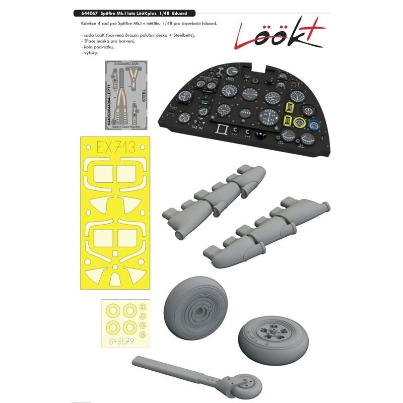 Eduard 644067 1/48 Spitfire Mk. I late LKplus