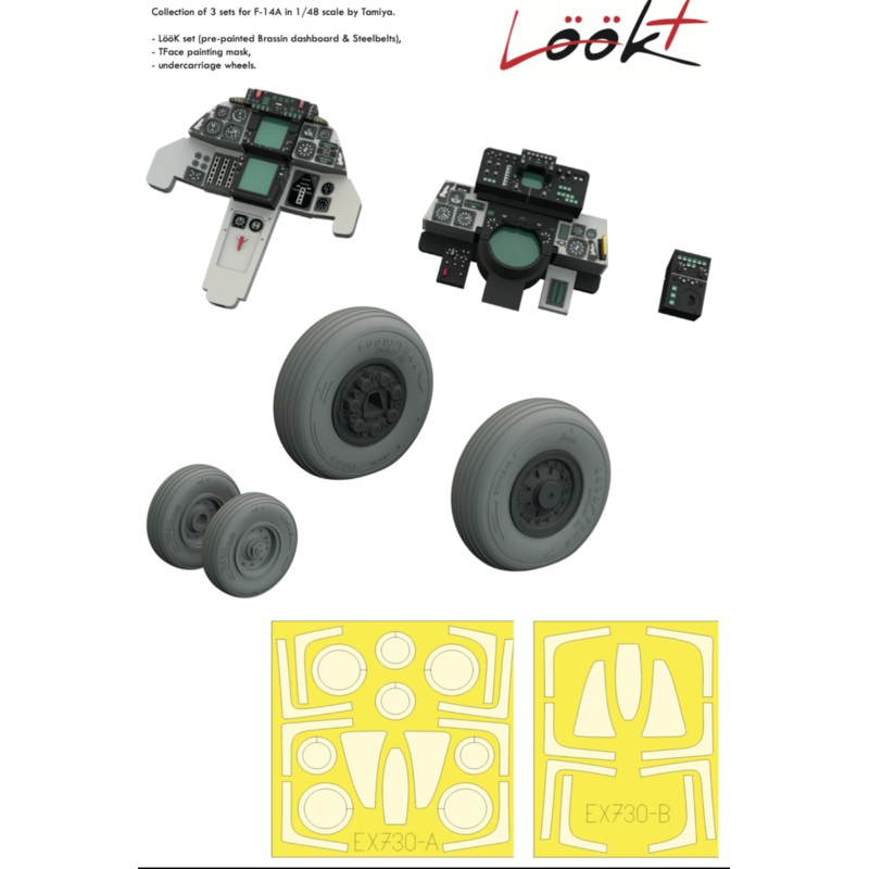 Eduard 644084 1/48 F-14A w/ late wheels LKplus
