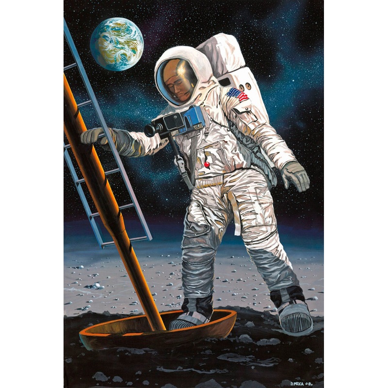 Revell 3702 1/8 Apollo 11 Astronaut on the Moon
