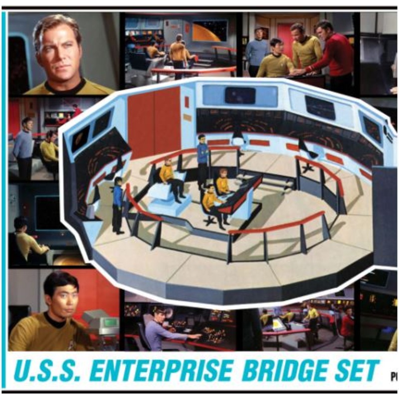 AMT 1270M 1/32 STAR TREK U.S.S. ENTERPRISE BRIDGE  SCALE MODEL KIT