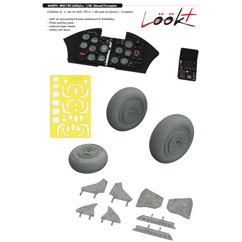 Eduard 644074 1/48 MiG-19S LKplus