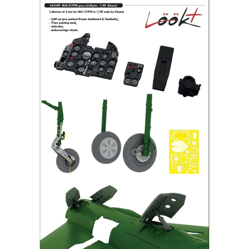 Eduard 644109 1/48 MiG-21PFM grey LKplus