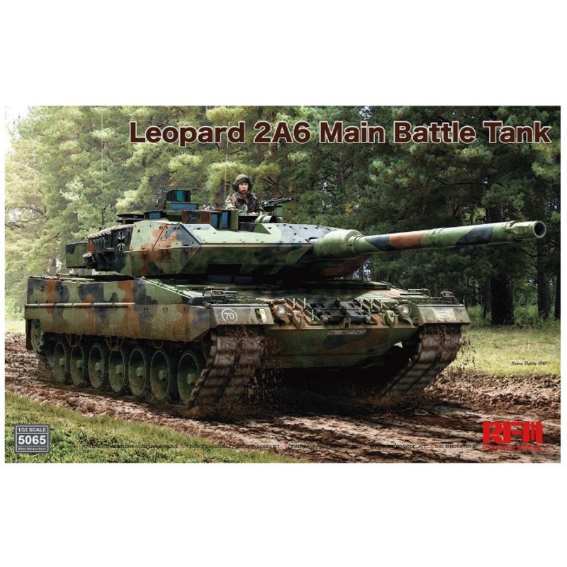 Rye Field Model 5065 1/35 Leopard 2A6 with Workable Track Links