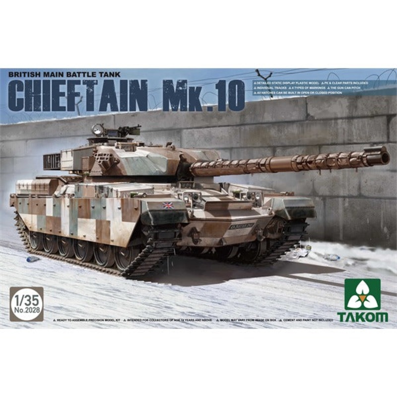 Takom 2028 1/35 British Main Battle Tank Chieftain Mk.10