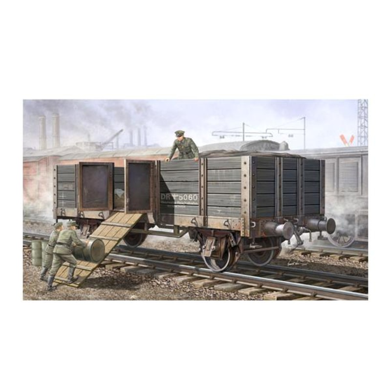 Trumpeter 01517 1/35 German Railway Gondola - offener Gterwagen