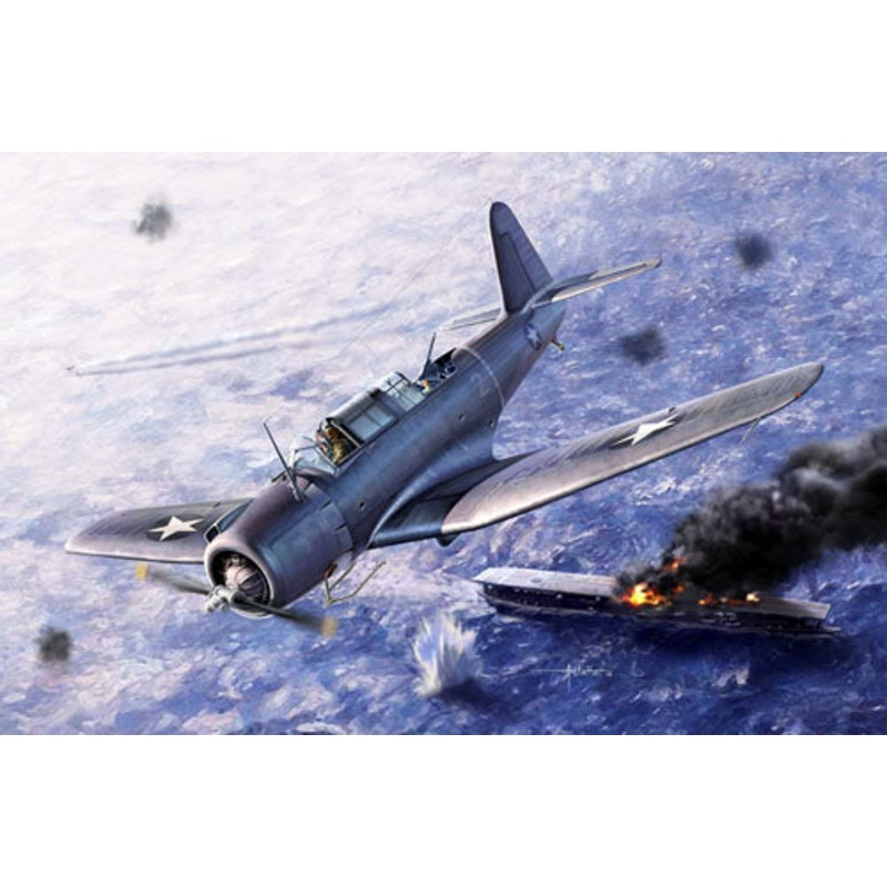 ACADEMY 12324 1/48 USN SB2U-3 Vindicator Battle of Midway
