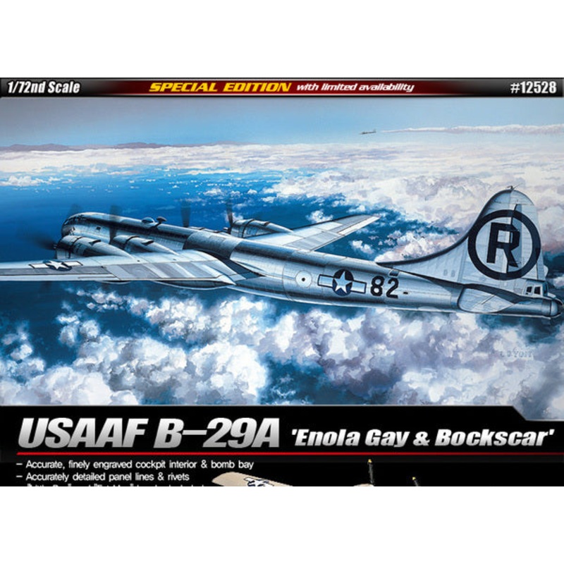Academy 12528 1/72 B-29A Enola Gay & Bocks Car