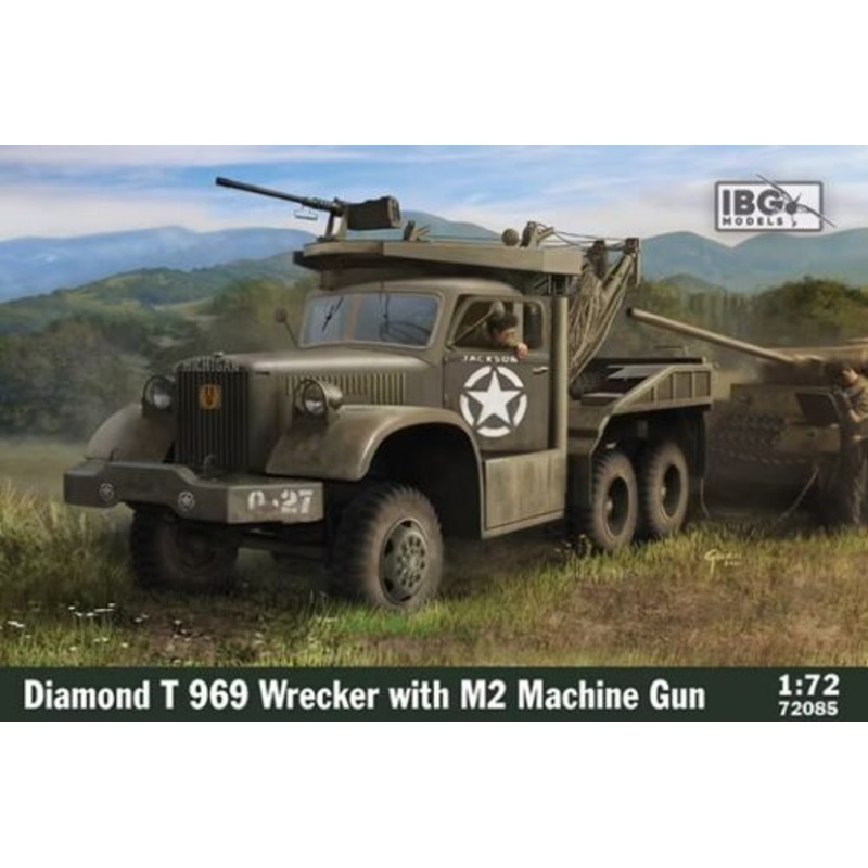 IBG 72085 1/72 Diamond T 969 Wrecker with M2 Machine Gun