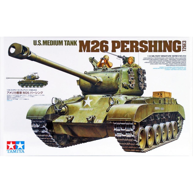 Tamiya 35254 1/35 U.S. M26 Pershing - 90mm