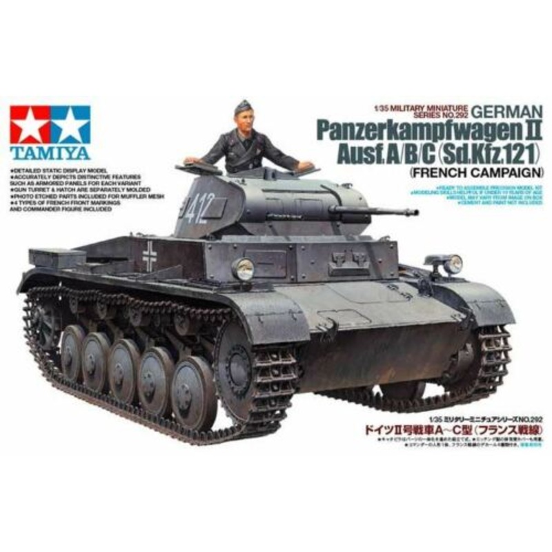 Tamiya 35292 1/35  Panzer II Ausf.A/B/C