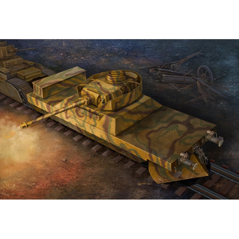 Trumpeter 00368 1/35 German Panzerjagerwagen Variant I Armored Rail Car