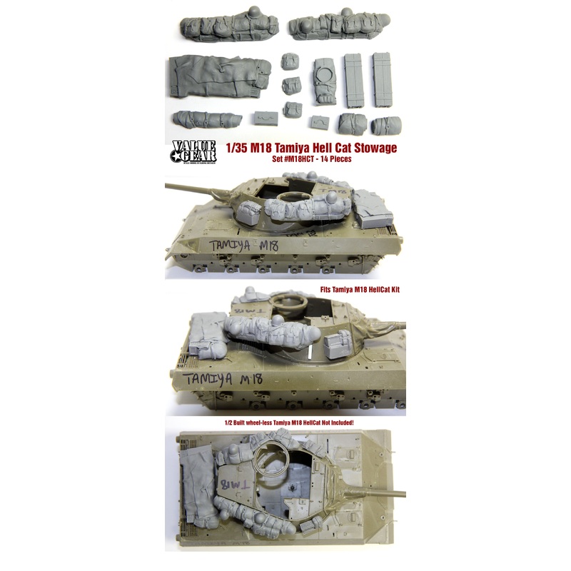 Value Gear HCT 1/35 M18 Hellcat Stowage Set ( for Tamiya kit)