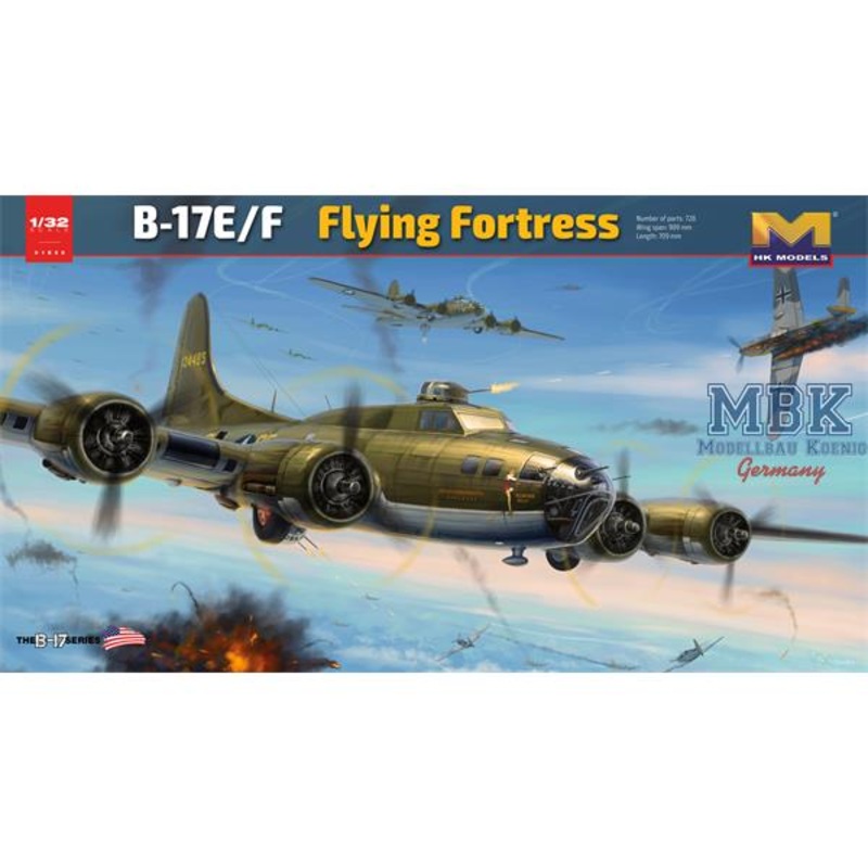 HK Models M01E05 1/32 B-17E/F Flying Fortress
