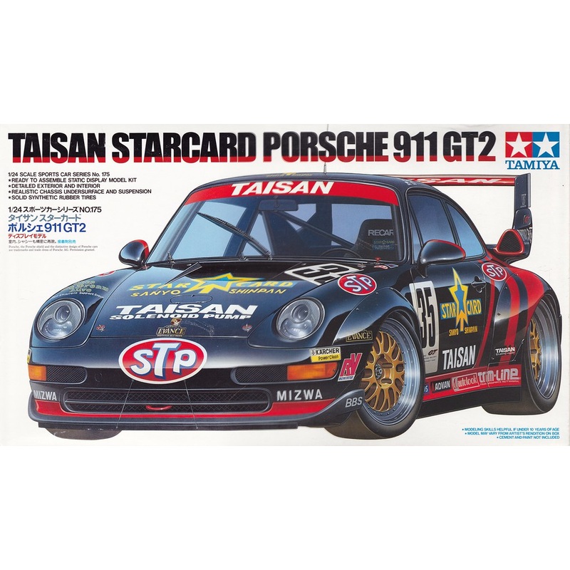 Tamiya 24175 1/24 Taisan Starcard Porsche 911 GT2