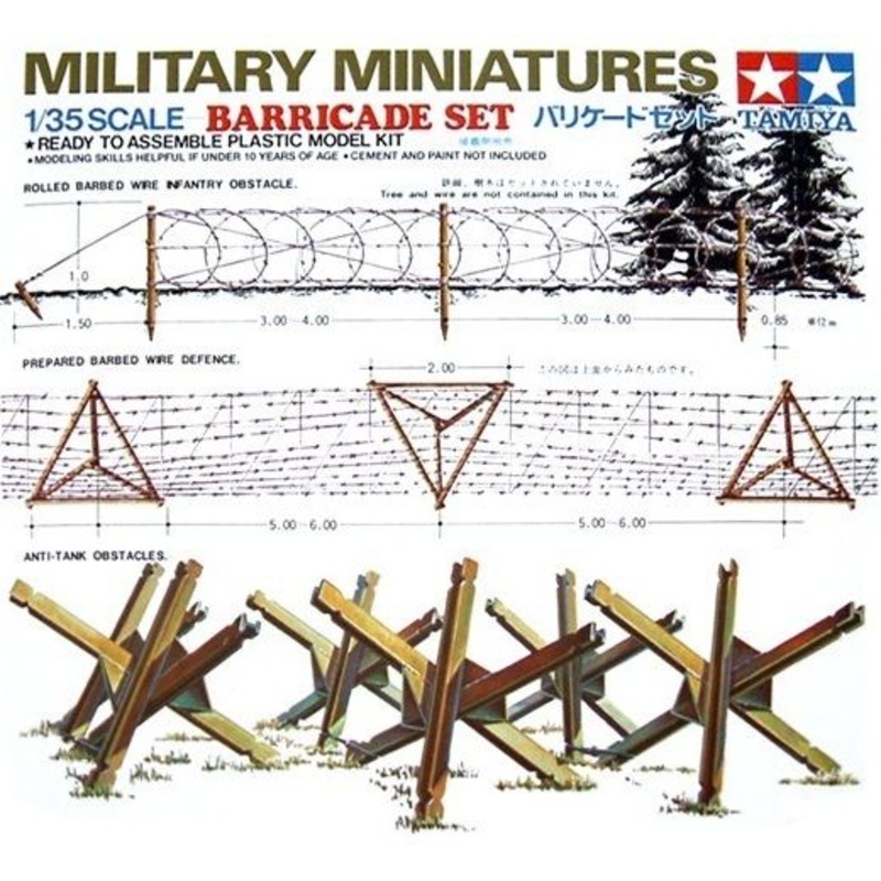 Tamiya 35027 1/35 Barricade Set