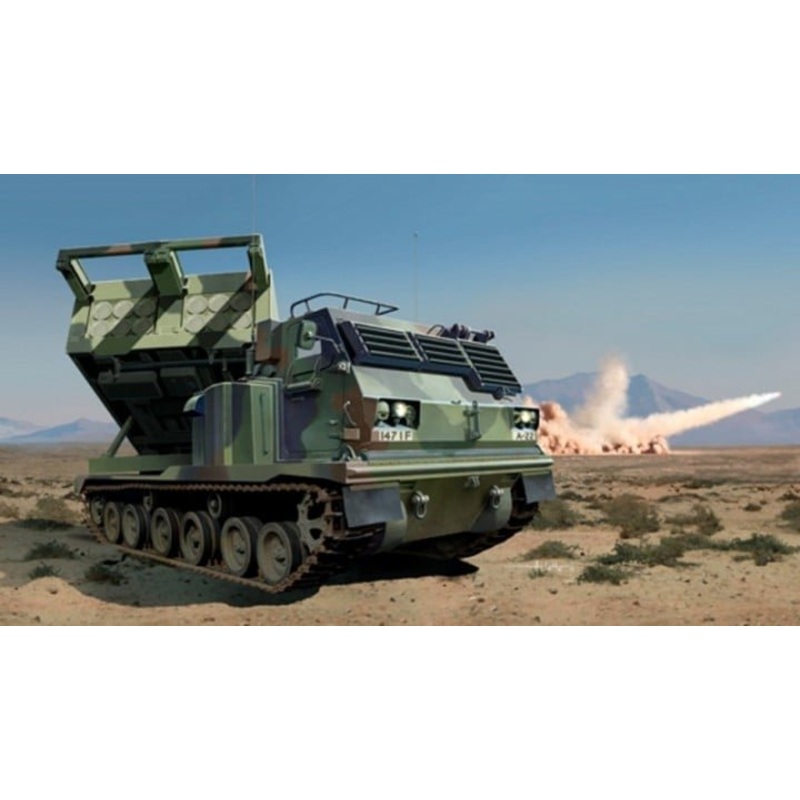 Trumpeter 01049 1/35 M270A1 Multiple Launch Rocket System - US