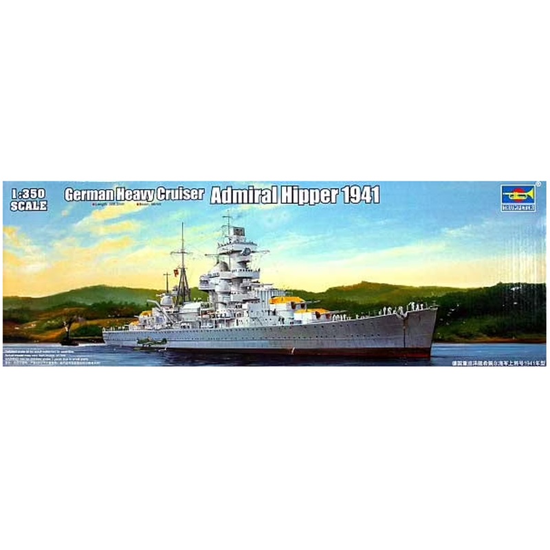 Trumpeter 05317 1/350 German Cruiser Admiral Hipper 1941
