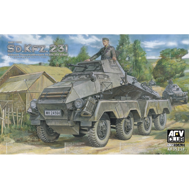 AFV Club 35231 1/35 Sd.Kfz. 231 Schwerer Panzersphwagen