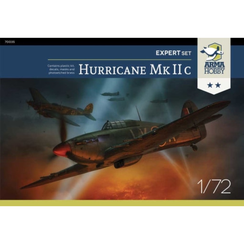 Arma Hobby 70035 1/72 Hawker Hurricane Mk. IIc - Expert Set