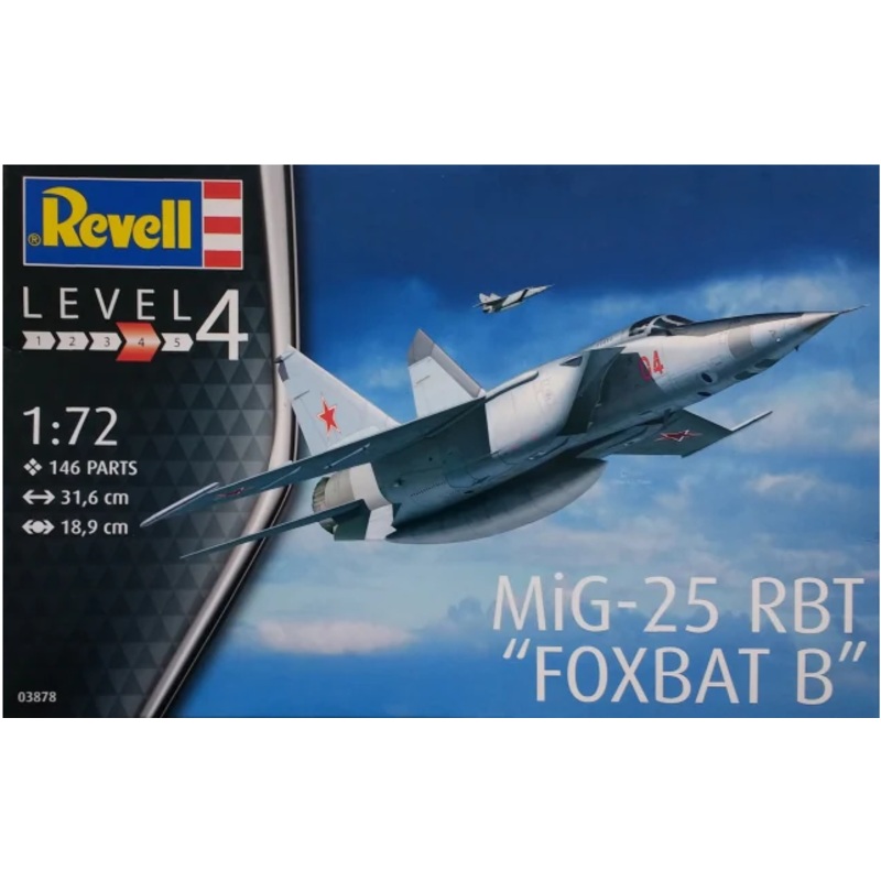 Revell 3878 1/72 mikoyan MiG-25 RBT Foxbat B