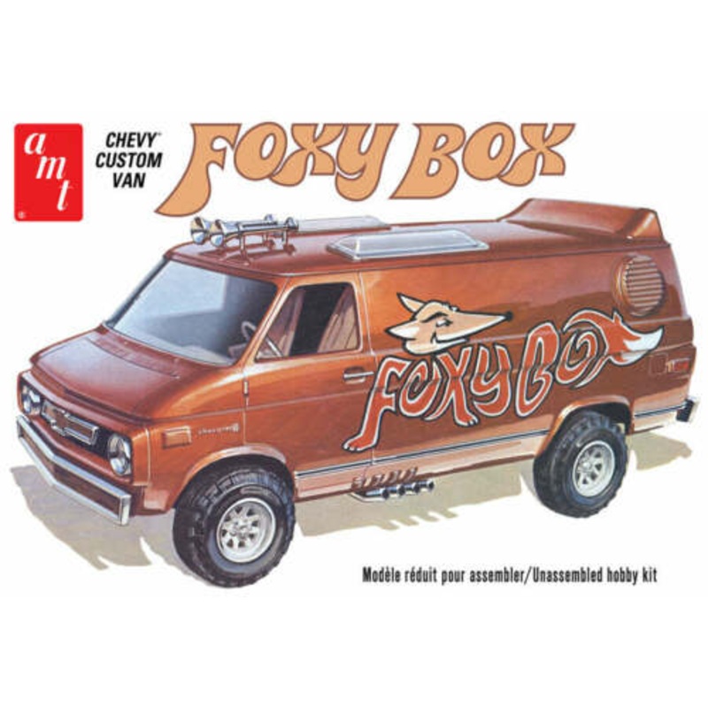 AMT 1265 Foxy Box 1975 Chevy Van Plastic Model Kit