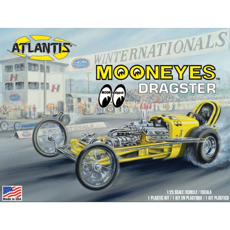 Atlantis 1223 1/25 Mooneyes Dragster