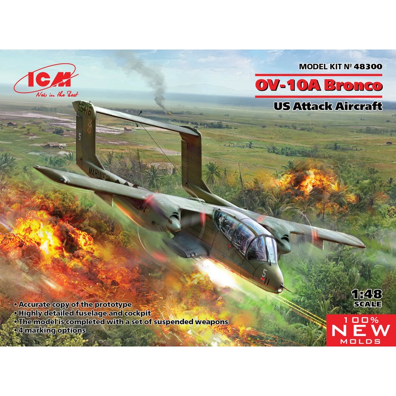 ICM 48300  1/48 OV-10A Bronco, US Attack Aircraft